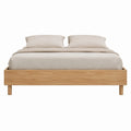 Doppelbett Bettgestell Natur Kiefernholz 160 x 200 cm
